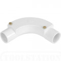 PVC 25mm Inspection Bend White